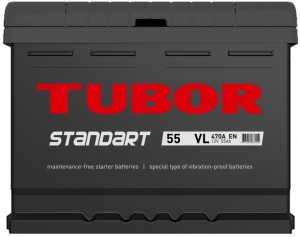 Аккумулятор для легкового автомобиля Tubor Standart 55 Ач Пр