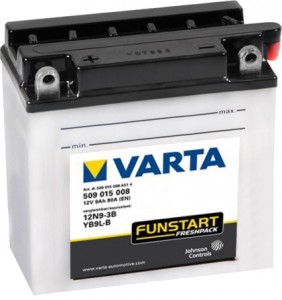 Аккумулятор для мототехники Varta 9Ач Moto 509 015 008 (12N9-3B/YB9L-B)