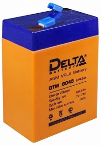 Аккумулятор для мототехники Delta battery DTM 6045 4.5 Ач пр