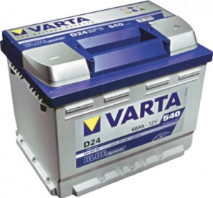 Аккумулятор для легкового автомобиля Varta Blue dynamic D24 60Ач Об