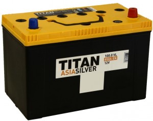 Аккумулятор для легкового автомобиля Titan Asia Silver 6CT-100.0