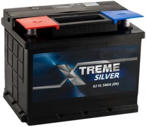 Аккумулятор для легкового автомобиля X-Treme Silver 62Ач пр