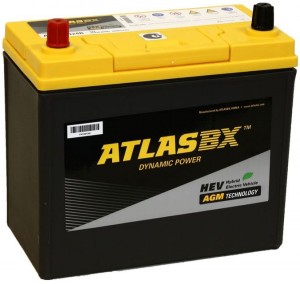 Аккумулятор для легкового автомобиля Atlas AX S46B24R AGM