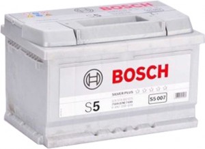 Аккумулятор для легкового автомобиля Bosch S5 007 74Ач Об