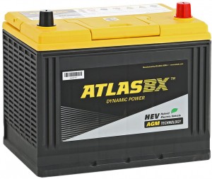 Аккумулятор для легкового автомобиля Atlas AX S65D26L AGM Об