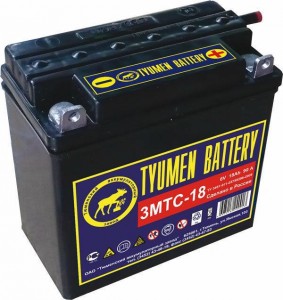 Аккумулятор для мототехники Tyumen Battery 3мтс-18Ач