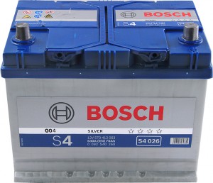 Аккумулятор для легкового автомобиля Bosch S4 026 70Ач Об