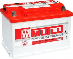 Автомобильный аккумулятор Mutlu 75 А/ч Calcium silver 575 111 072 обратная