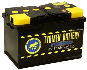 Аккумулятор для легкового автомобиля Tyumen Battery 6СТ-70L Standard 70 Ач об