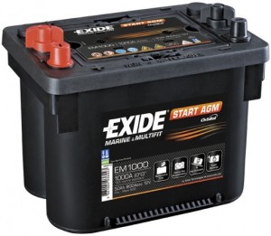 Аккумулятор для легкового автомобиля Exide Start AGM EM1000 50 Ач пр