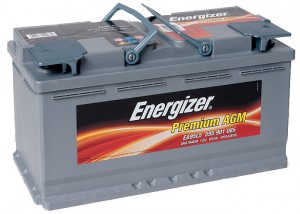 Аккумулятор для легкового автомобиля Energizer Premium AGM 95Ач Об