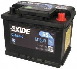 Аккумулятор для легкового автомобиля Exide Classic EC550 55Ач об