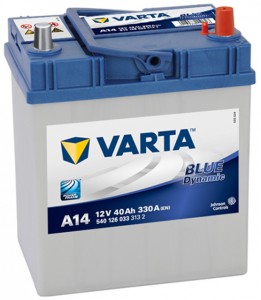 Аккумулятор для легкового автомобиля Varta Blue Dynamic 40Ач Об 540 126 033