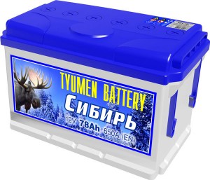 Автомобильный аккумулятор Tyumen Battery Сибирь 6СТ-78 L/650А