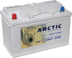 Аккумулятор для легкового автомобиля Batbear  Arctic 110Ач 6СТ-110LB пр.