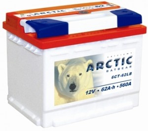 Аккумулятор для легкового автомобиля Batbear  Arctic 6CT 62 LB Об