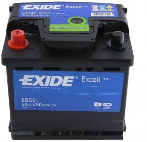 Аккумулятор для легкового автомобиля Exide Excel EB501 50 Ач Пр