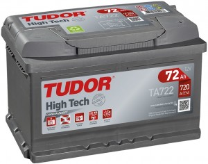 Аккумулятор для легкового автомобиля Tudor High-Tech TA722 72Ач Об