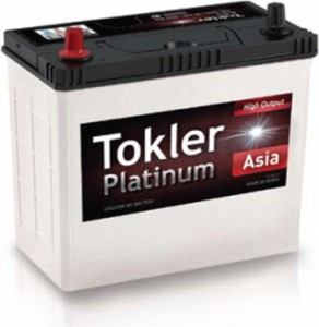 Аккумулятор для легкового автомобиля Tokler 65В24R Platinum Asia Яп. ст. рос. зал. с перех. вт. 55Ah