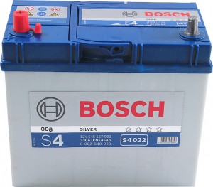 Аккумулятор для легкового автомобиля Bosch S4 022 45Ач Пр