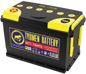 Аккумулятор для легкового автомобиля Tyumen Battery 6 ст 75 АПЗ Об