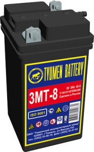 Аккумулятор для мототехники Tyumen Battery Standart 3мт-8Ач