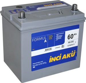 Аккумулятор для легкового автомобиля Inci Aku FormulA Asia 60 D23 (054 011) 540Ah B/H Об