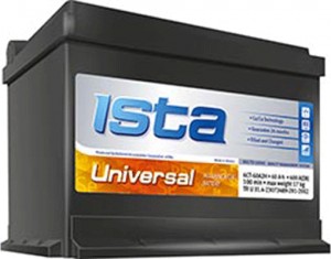 Аккумулятор для легкового автомобиля Ista Universal евро ст зал 72Ah