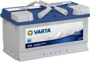 Аккумулятор для легкового автомобиля Varta Blue dynamic F17 80Ач Об