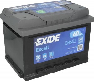 Аккумулятор для легкового автомобиля Exide Excell EB602 60 Ач Об