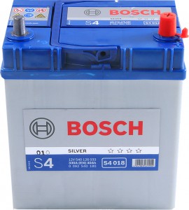 Аккумулятор для легкового автомобиля Bosch S4 018 40Ач Об