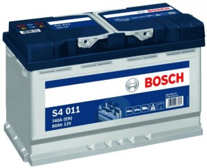 Аккумулятор для легкового автомобиля Bosch S4 011 580 400 074 80Ач об