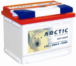 Аккумулятор для легкового автомобиля Batbear  Arctic 6CT 60 LB Пр