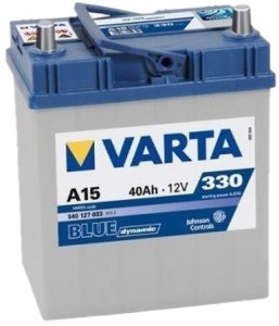 Аккумулятор для легкового автомобиля Varta Blue Dynamic ASIA 6СТ-40/330А О/П 540126