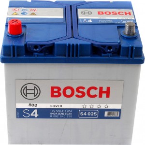 Аккумулятор для легкового автомобиля Bosch S4 025 60Ач Пр