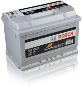 Аккумулятор для легкового автомобиля Bosch S5 008 77Ач Об