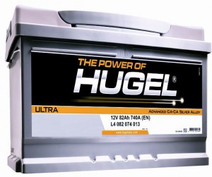 Аккумулятор для легкового автомобиля Hugel Ultra LB4 082 074 013 Об