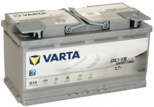 Аккумулятор для легкового автомобиля Varta Silver АКБ 595 901 085 а/ч о.п. гель AGM