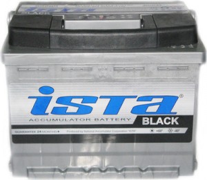 Аккумулятор для легкового автомобиля Ista Black 77Ач об