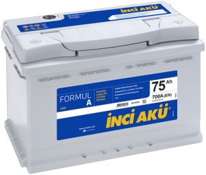 Аккумулятор для легкового автомобиля Inci Aku FormulA 75 700Ah 4962