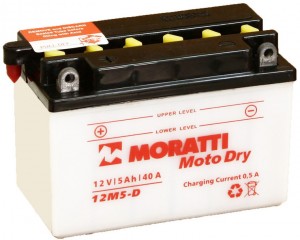 Аккумулятор для мототехники Moratti 12M5-D 5Ач Пр