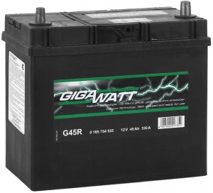 Автомобильный аккумулятор Gigawatt G45R