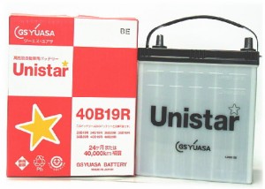 Аккумулятор для легкового автомобиля Unistar 40B19R 35 Ач Пр