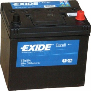 Аккумулятор для легкового автомобиля Exide Excell EB604 60Ah Обр