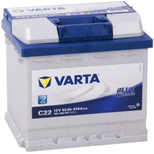 Аккумулятор для легкового автомобиля Varta Blue Dynamic 552 400 047 52Ач Об