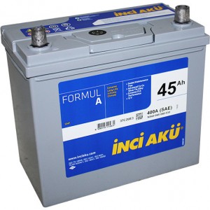 Аккумулятор для легкового автомобиля Inci Aku FormulA Asia 45Ач об