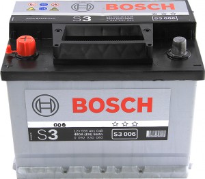 Аккумулятор для легкового автомобиля Bosch S3 006 56Ач Пр