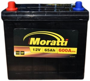 Аккумулятор для легкового автомобиля Moratti 65A/h 565 069 054 Asia D23 Пр