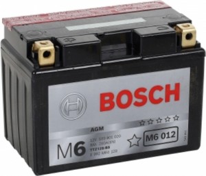 Аккумулятор для мототехники Bosch AGM M6 012