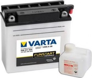 Аккумулятор для мототехники Varta 12N7-4A Funstart FP 507013004 7Ah рос сух. с пакетом электролита